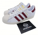adidas Superstar Valge Collegiate Burgundy GZ1603 EU 44 burgundiapunane/valge