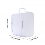 Autok&uuml;lmik Kaasaskantav jahutus- ja soojendus minik&uuml;lmik 12V 8L koduk&uuml;lmik matkak&uuml;lmik &otilde;ues matkamiseks reisimiseks sinine