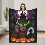 Freddys Krueger Halloweeni kunst Hirmutav Retro Hirmutav Tekid Kvaliteetne &Uuml;lipehme Visketekk Talvine Reisimine Diivan Tool Voodikate 30x40in