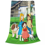 Heidi T&uuml;druk Alpidest Anime Tekk Diivanikate Korallfliis Pl&uuml;&uuml;s Kevad/S&uuml;gis Visketekk Kodu ja V&auml;litingimustesse Pl&uuml;&uuml;sist &Otilde;huke Tekk 30x40in