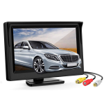 Antion 5-tolline monitor, LCD armatuurile paigaldatav monitor, 2 video sisendit, tagurpidi &uuml;hendus, turvalisuse jaoks 5 inches (black) must