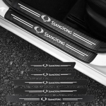 Auto uksepaksenduse pagasiruumi kaitseraua pedaali kriimustusvastased kleebised Kate SsangYong Kyron Stavic Rexton Sports Tivoli Musso Man jaoks 1Pcs-For-SSANGYONG