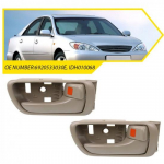 for 37408 Toyota Camry Inner Interior Door ide Handle Beige Right 2PC