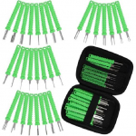 Terminal Removal Tool Kit &ndash; 31Pcs Electrical Pin Extractor Connector green