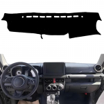 For Suzuki Jimny JB64 JB74 2018- 2024 2025 Car Dashboard Cover Dash Mat Pad trument SunShade Carpet Protector Accessories Black(Black Edge)