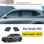 LINNUNU Car Curtain Side Windows Magnetic Sunshades Mesh Summer Sun Shade UV Protection forGeely EX5 Galaxy E5 2025 accessories Side small-2PCS