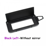 Car Sun roof shade Sunvisor Cover Makeup Mirror Holder Panel Cover For Mercedes Benz S Class W220 1998-2005 S350 S500 S600 Black-Left