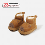 2025 talvised laste libisemiskindlad fliisvoodriga puuvillased lumekingad - soojad siseruumides pehme tallaga kingad poistele ja t&uuml;drukutele 15-19 Bulk (120 pairs)