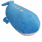 55cm Suur Wailord Palusm&auml;nguasi T&auml;idisega Pokemon Anime Pehmed Kallistatavad Palusm&auml;nguasjad Diivani Dekoratiivpadi J&otilde;ulukingitused K&otilde;rge Kvaliteediga 55cm