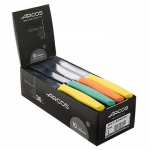 Coffret de 36 couteaux beurre crant&eacute; - ARCOS - Nova - Lame NITRUM&reg; inox - 90 mm - 3 couleurs