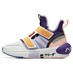 DRAGON Ball Super x Anta 'Frieza, First Shape High top Basketball Shoes Men's White Purple 11941602-1 43