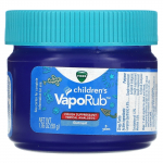 Vicks, VapoRub lastele, salv, k&ouml;ha summutav, vanuses 2+, 1,76 untsi (50 g)