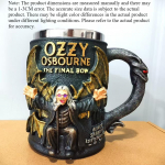 Uus Retro 3D Vaik Kruus Ozzy Osbourne The Final Bow K&auml;sit&ouml;&ouml; Ehteks Roostevabast Terasest Sisemine Mahuti Kruus Baari Restorani ja Kodu jaoks 330ML