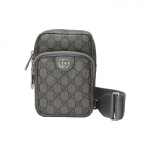 Gucci Ophidia Double G Logoga T&otilde;mblukuga L&otilde;uendist V&auml;ike &Otilde;lakott Meeste &Otilde;lakott Hall Must 752565-UULHK-8576 Shopping Bag Set(Basic Set+Shopping Bag)