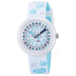 SWATCH Laste Flik Flak Feifei Seeria 36mm Valge Kell FTNP005-STD FTNP005-STD White Dial