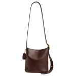Coach Bleecker 21 Logoga Reljeefne Nahast Koppkott Naiste kotid Vaheripruun CCX07-B4MPL Basic Set (Bag+Dust Bag) gray