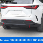 Lexus NX 250 350 350H 450H -2025 2026 jaoks Roostevabast terasest taganurga kaitseraua viimistlus Kokkup&otilde;rkevastane riba Tarvikud Auto stiilimine