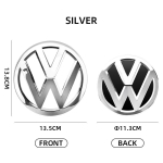VW Volkswagen Jetta MK5 Golfi jaoks 2 tk Asendusm&auml;rk Volkswageni VW Golf 7 MK7 2014-2017 Auto Esiosa Kapoti Iluv&otilde;re Tagumine Pagasiruum armee roheline v&auml;rv