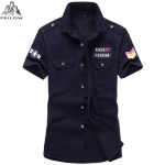 Suur Suurus 6xl Meeste Piloodis&auml;rk L&uuml;hikeste Varrukatega Patchwork Taskutega S&auml;rgid Mehed Armee S&otilde;jav&auml;es&auml;rgid Mees 6XL sinine