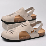 Meeste vabaaja poolsaapad Meeste libisevad kingad Meeste sandaalid Suvised sandaalid V&auml;litingimustes Meeste rannakingad Rooma sandaalid Mugavad Suur suurus 38 liiva