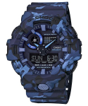 Casio G-SHOCK Meeste Vaik 200M Veekindel Analoog P&otilde;rutuskindel Kvartsikell GA-700CM-2A sinine