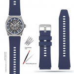 Zenith Mehaanilise Kellade DEFY Seeria Pehme K&otilde;rgendatud Silikoonist Kella Rihm Meeste 95.9000.670 K&auml;ev&otilde;ru 25x22mm Kummist Randmerihm 25x22mm
