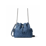 Tory Burch Charlie Reguleeritav Eemaldatav &Otilde;larihm Denimist &Otilde;lakott Naiste &Otilde;lakott Sinine 183603-400 Basic Set (Bag+Dust Bag)