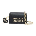Versace Jeans Couture T&auml;helogo Kettrihmaga Crossbody &Otilde;lakott Naiste Kotid Must 74VA4BC9ZS467899 Basic Set (Bag+Dust Bag)