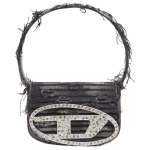 Diesel Reguleeritav Eemaldatav &Otilde;larihm Nahast ja Puuvillast Segu K&auml;eshoitav Crossbody &Otilde;lakott Naiste Kotid Must X08396P4993 Basic Set (Bag+Dust Bag)