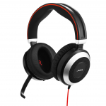 Jabra EVOLVE 80 MS Stereo Ettev&otilde;tte K&otilde;rvaklapid Aktiivse M&uuml;rasummutusega Microsofti jaoks Jaapani (Stereo) T&uuml;histamine, Sertifitseeritud, 2-aastane garantii,