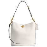 Coach Willow 28 Logoga Lukk &Auml;mbrikott Naiste &Otilde;lakott Valge CW624-B4HA Basic Set (Bag+Dust Bag)