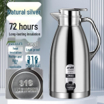 Kahekihiline isoleeritud roostevabast terasest veekeetja - p&otilde;letusvastane, k&otilde;rgekvaliteediline disain koduseks ja kaubanduslikuks kasutamiseks 3.5L Extra Thick [Keeps Warm for 36 Hours]