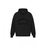 Fear of God Essentials SS23 Kaarlogoga Huppar Jet Black Meeste 192SP232050F L