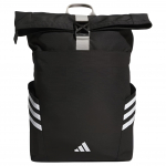 Adidas Rolltop Seljakott Suur Ava Disain Suur Mahutavus Spordi Pol&uuml;ester Seljakott Unisex Seljakotid Must Valge KC0270 Black