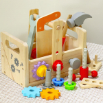 Laste t&ouml;&ouml;riistapink puidust komplekt M&auml;nguasjad Montessori m&auml;nguasjad T&ouml;&ouml;pink Ehitusm&auml;nguasjad Harivad STEM-m&auml;nguasjad J&otilde;ulu-s&uuml;nnip&auml;evakingitused