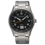 SEIKO Veekindel 100m Kvartsterasest Rihm Meeste K&auml;ekell Must Tihvt SUR569 must