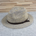 Raffia Panama &otilde;lgk&uuml;bar meestele, suur suurus 57-63cm, lai &auml;&auml;r, p&auml;ikesem&uuml;ts, suvine rannik UV-kaitsega m&uuml;ts 57cm hall v&auml;rv