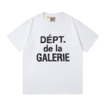 Suvine Meeste ja Naiste Gallery Dept D&Eacute;PT. De La GALERIE Tekstiprint T-s&auml;rk Streetwear S