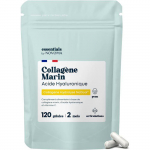 Mere kollageen + H&uuml;aluroonhape, Niisutatud nahk & Liigesed, 2 kuud, 120 kapslit, C-vitamiin, Prantsusmaa