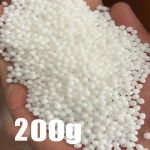 200/1000g PCL Vaik Plastik Valge/L&auml;bipaistev Termoplastiline Pehmenduv K&uuml;lmalt K&otilde;vastuv Vedel Klaasimuda DIY Kristallliim Polymorph