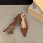 Suvised Kuldsed K&otilde;rge Kontsaga Naiste Sandaalid Moodsad Terava Ninaga Slip-On Kingad Daamide Elegantne Stripparipeo Sandaalid 35