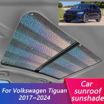 Katuseluugi p&auml;ikesekate Volkswagen VW Tiguan MK2 2017~2024 jaoks 2024 Auto p&auml;ikesekate Akna kleebised Osad Auto p&auml;ikesesirm