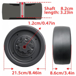 21CM/25CM/30CM,8/10/12in Laste Elektriauto EVA T&auml;iskumm Alligaatori Rehv,S&otilde;iduauto Kart triivauto rehv,&Uuml;hendusdetail, laager 1PCS 21CM