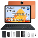 Blackview ZENO 5 Tahvelarvuti 11-tolline 90Hz 32GB+128GB 8300mAh Android 16 T&Uuml;V S&Uuml;D Widevine L1 PC-m&auml;ngude tahvelarvuti 4G LTE 32+128 oranž