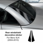 PVC s&uuml;sinikkiudmustriga dekoratiivkleebis Mercedes-Benz SLK R171 2004 2005 2006 2007 2008 2009 2010 tagaklaasi tarvikud Gloss Black