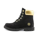 Timberland Heritage 6-tollised veekindlad saapad 'Must nubuk kuldsega' Naiste A5RRMW 37.5 beige