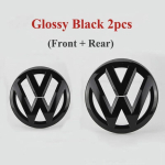 2 tk ABS Auto Esiv&otilde;re Embleem Tagumine Pagasiruumim&auml;rk Logo Volkswagenile VW Golf 5 6 7 7.5 8 MK5 MK6 MK7 MK8 Polo Passat B8 Scirocco Golf 5 valge