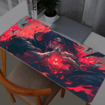 Hiirematt Anime Naruto Itachi Uchiha M&auml;ngur Suur XXL Tahvel Varmilo Klaviatuur Vaip Kawaii M&auml;ngutarvikud Hiirematt 40cmx90cm
