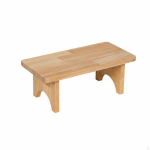 Ruudukujuline puidust mitmeotstarbeline taburet madal taburet p&otilde;randakaitse 30*20*15cm beige