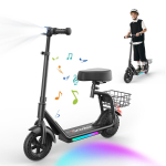 iScooter iK7 Laste Elektriroller 25,2V 4,5Ah 250W Mootor 20 KM/H Tippkiirus 15 KM S&otilde;iduulatus 80 kg Maksimaalne koormus must